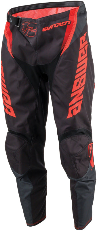 Answer 25 Syncron Envenom Pants Red/Black Size - 34 - Bull Strap