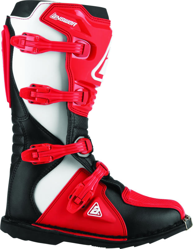 Answer AR1 Boot Black/Red Size - 7 - Bull Strap