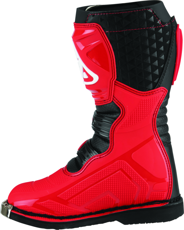 Answer AR1 Boot Black/Red Youth Size - 1 - Bull Strap