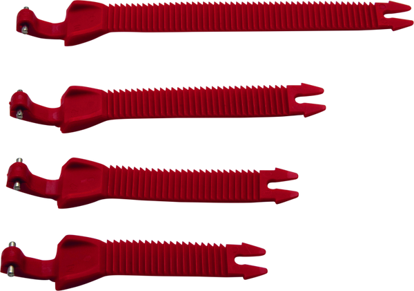 Answer AR1 Boot Strap Kit Red - Youth - Bull Strap