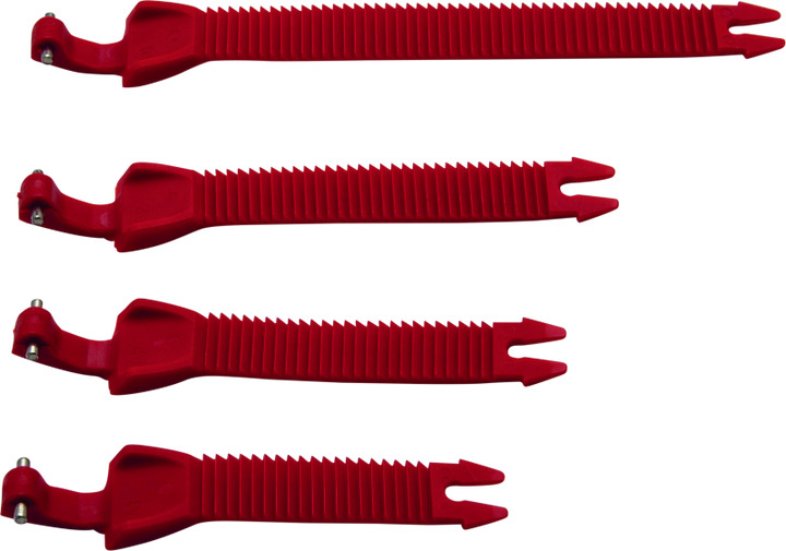 Answer AR1 Boot Strap Kit Red - Youth - Bull Strap
