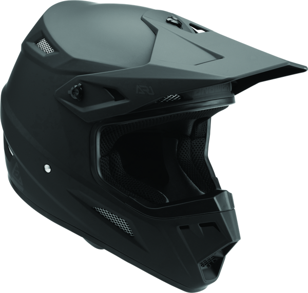 Answer AR1 Solid Helmet Matte Black - 2XL - Bull Strap