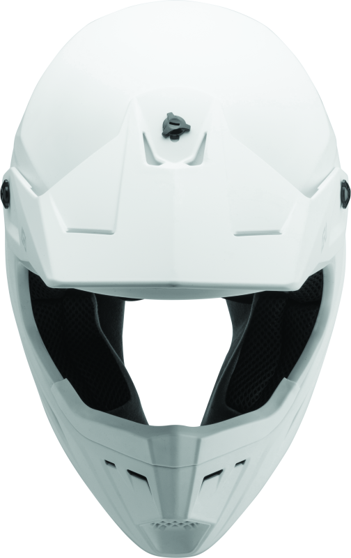 Answer AR1 Solid Helmet White Youth - Small - Bull Strap