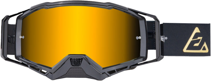 Answer ARC Goggles Black/Gold - Adult - Bull Strap