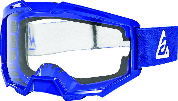 Answer Apex 1 Goggles Reflux Blue/White - Youth - Bull Strap