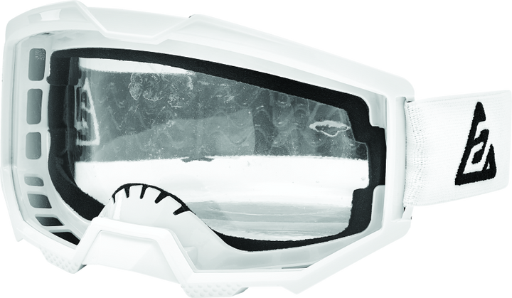 Answer Apex 1 Goggles White/Black - Youth - Bull Strap