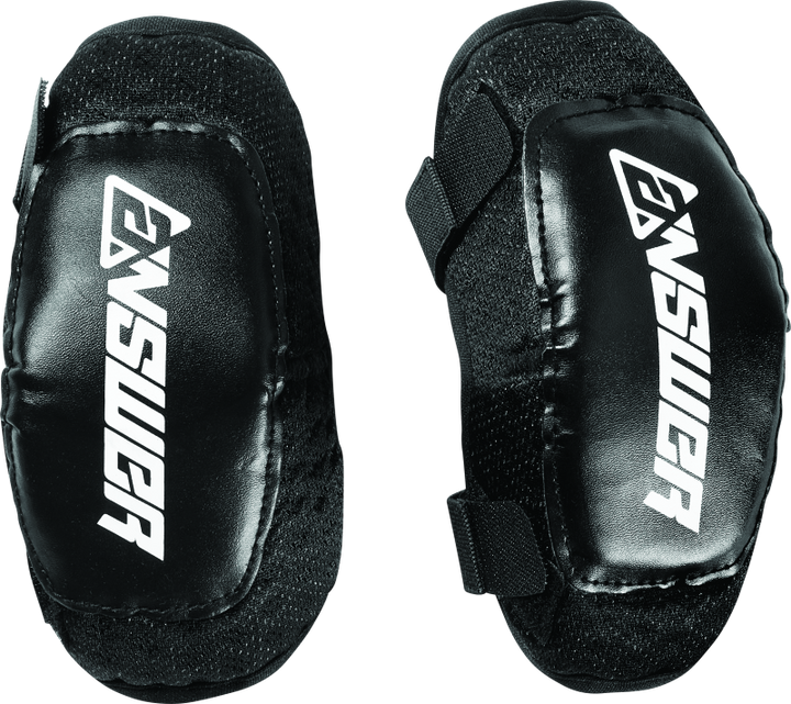 Answer Peewee Elbow Guard Black - Large/XL - Bull Strap