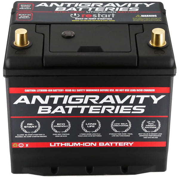 Antigravity Group 24R Lithium Car Battery w/Re-Start - Bull Strap
