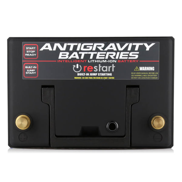 Antigravity Group 27 Lithium Car Battery w/Re-Start - Bull Strap