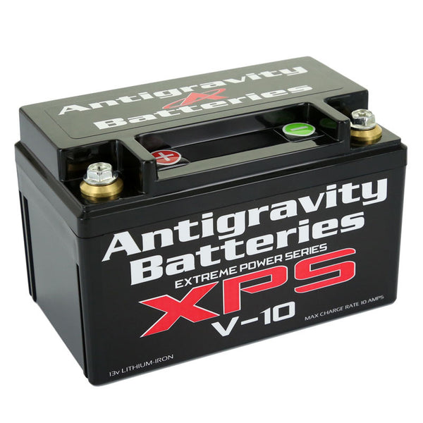 Antigravity XPS V-10 Lithium Battery - Right Side Negative Terminal - Bull Strap
