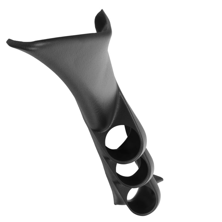 Autometer 00-04 Mazda Protege Black 52mm Triple Pillar - Bull Strap