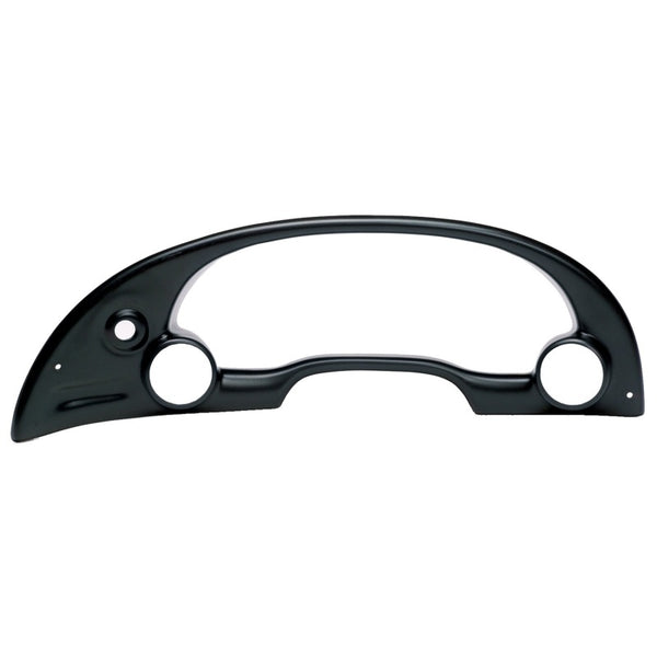 Autometer 01-04 Ford Mustang 52mm Black Dual Instrument Cluster Bezel - Bull Strap