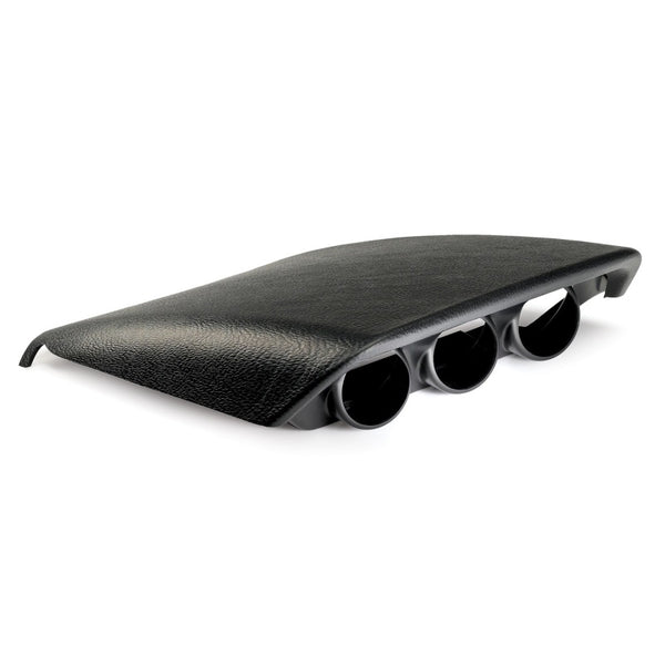 Autometer 05-09 Ford Mustang 52mm Black Triple Dash Pod - Bull Strap
