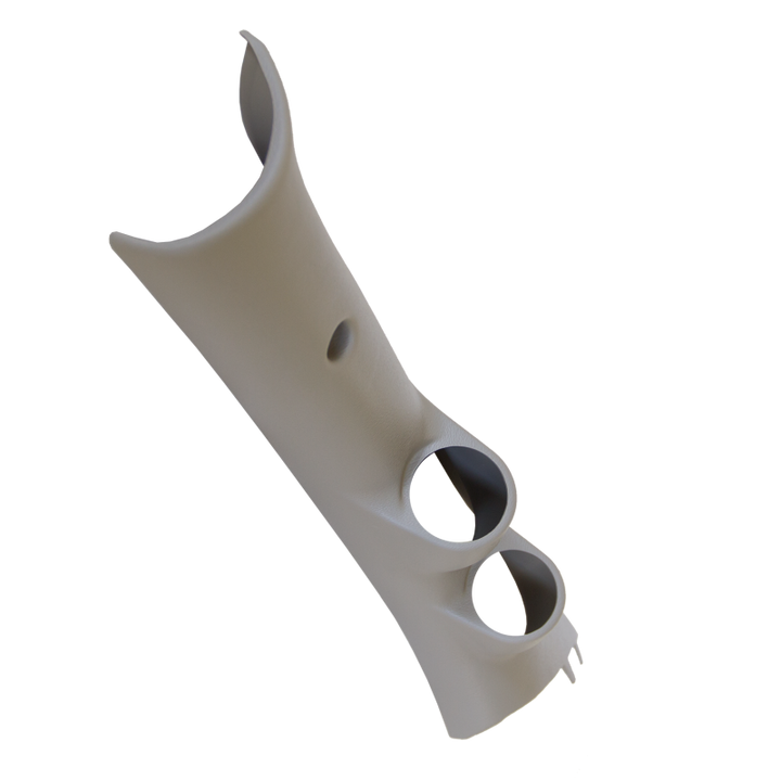 Autometer 10-12 Dodge Ram 52mm Taupe Dual Pillar Pod - Bull Strap
