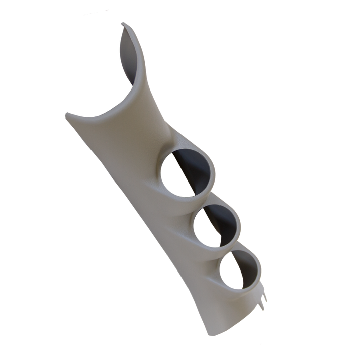 Autometer 10-12 Dodge Ram 52mm Taupe Triple Pillar Pod - Bull Strap