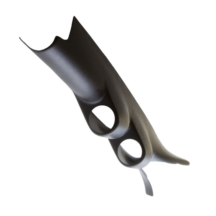 Autometer 10-14 Ford Mustang (Hard Top ONLY) 52mm Black Dual Replacement Pillar Pod - Bull Strap