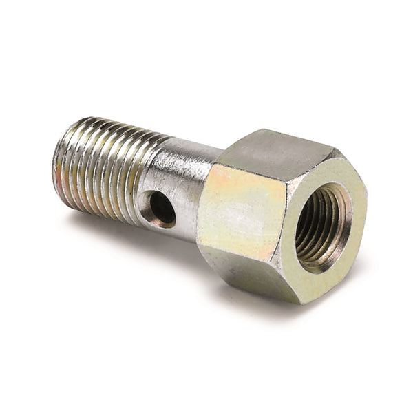 Autometer 12mm Bonjo Bolt to 1/8in NPTF Honda Fuel Press - Bull Strap
