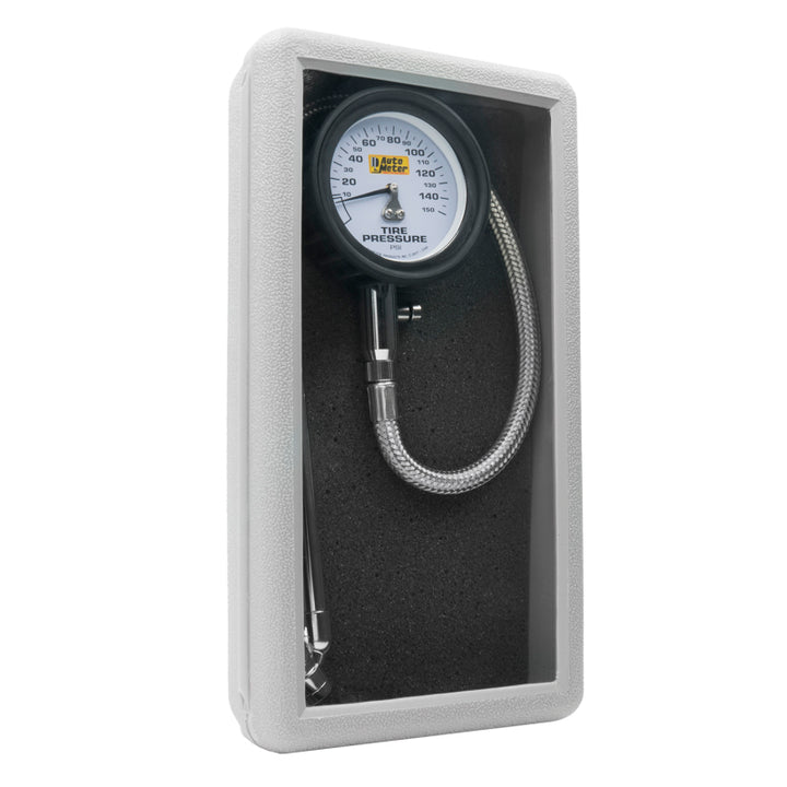 Autometer 150 PSI Analog Tire Pressure Gauge - Bull Strap