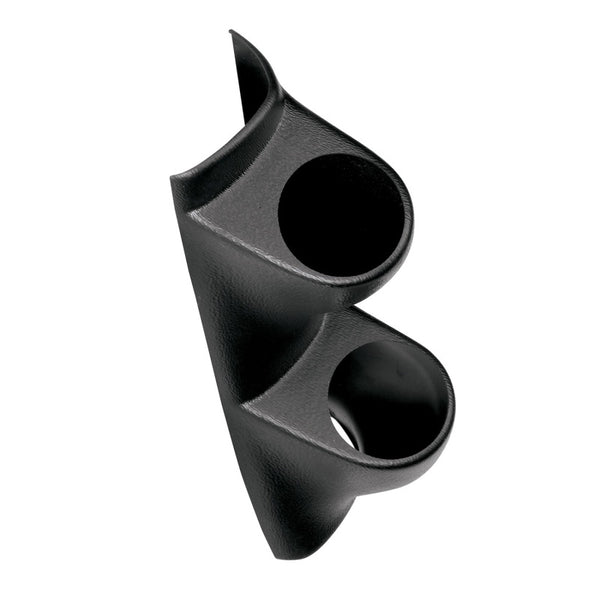 Autometer 79-93 Ford Mustang Dual 2 1/16 Inch Black Gauge Pod - Bull Strap