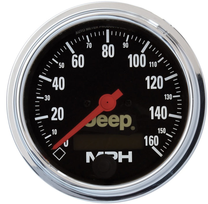 Autometer 87-96 Jeep Wrangler YJ 7pc Direct-Fit Dash Gauge Kit - Bull Strap