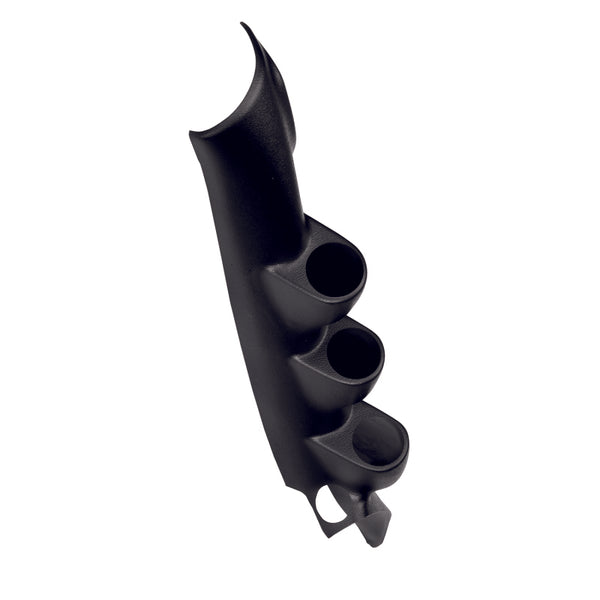 Autometer 93-02 Pontiac Firebird T-Top / 97-02 Chevrolet Camaro T-Top 52mm Black Triple Pillar Pod - Bull Strap