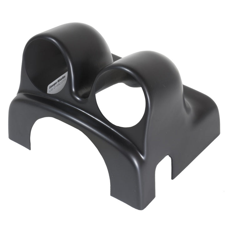 Autometer 99-03 Volkswagen Jetta/Golf Dual Steering Column Pod - Black - Bull Strap