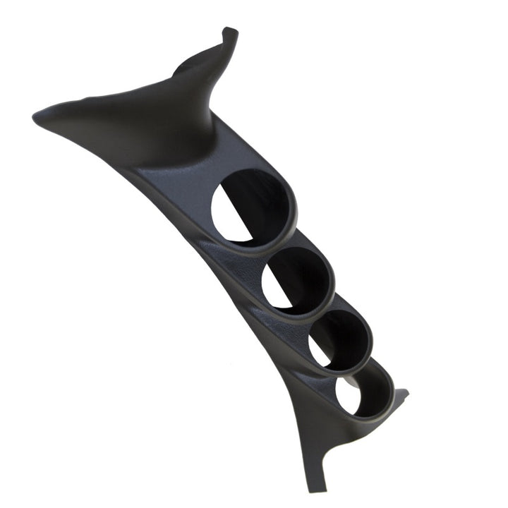 Autometer 99-07 Ford Super Duty Black 52mm Quad Pilillar Pod - Bull Strap