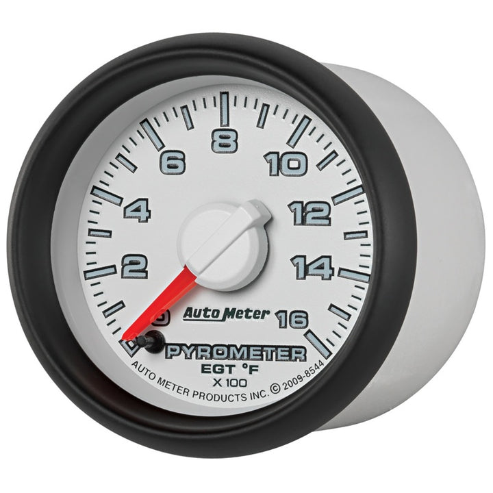 Autometer Factory Match 52.4mm Full Sweep Electronic 0-1600 Deg F EGT/Pyrometer Gauge - Bull Strap