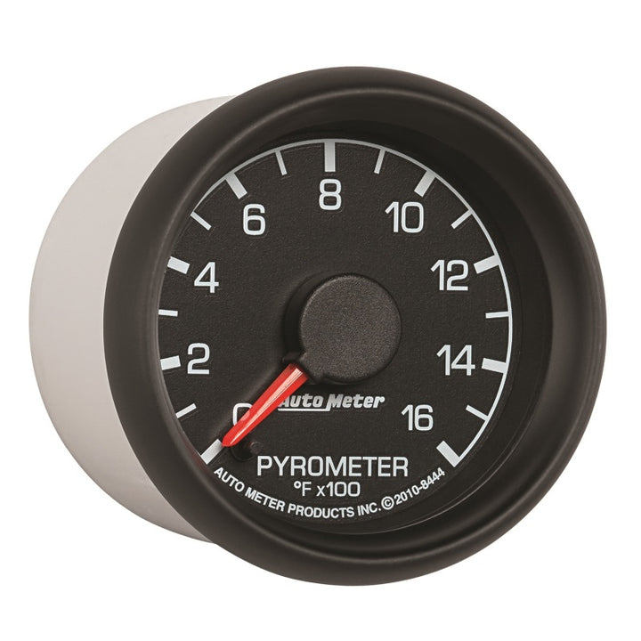 Autometer Factory Match Ford 52.4mm Full Sweep Electronic 0-1600 Deg F EGT/Pyrometer Gauge - Bull Strap
