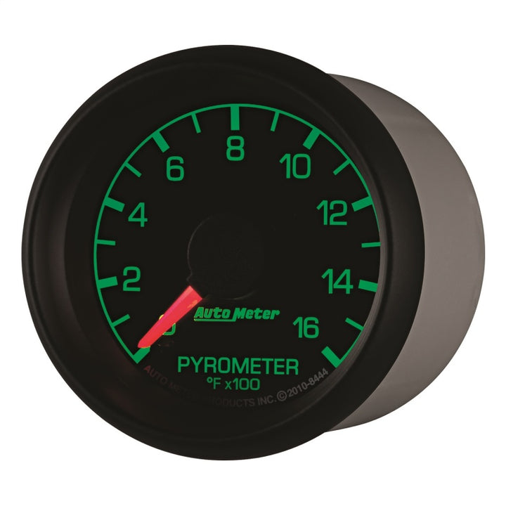 Autometer Factory Match Ford 52.4mm Full Sweep Electronic 0-1600 Deg F EGT/Pyrometer Gauge - Bull Strap