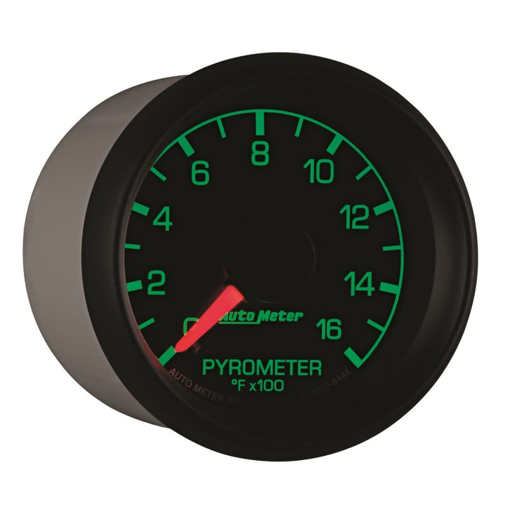 Autometer Factory Match Ford 52.4mm Full Sweep Electronic 0-1600 Deg F EGT/Pyrometer Gauge - Bull Strap