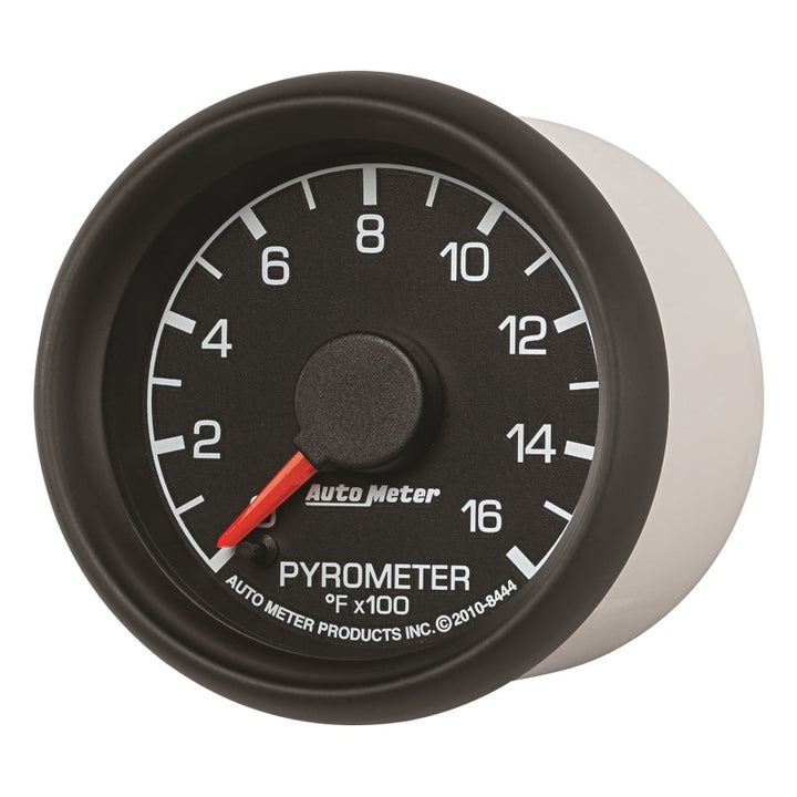 Autometer Factory Match Ford 52.4mm Full Sweep Electronic 0-1600 Deg F EGT/Pyrometer Gauge - Bull Strap