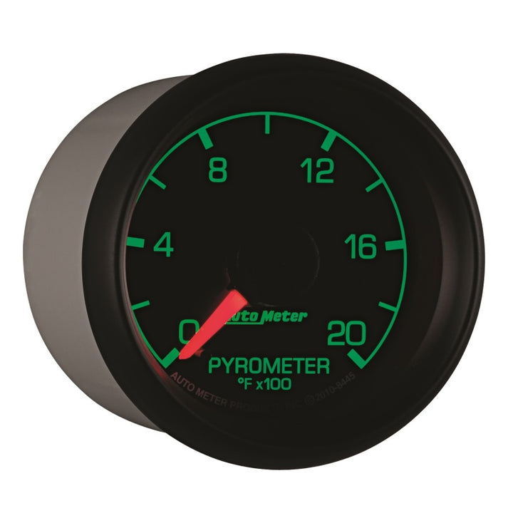 Autometer Factory Match Ford 52.4mm Full Sweep Electronic 0-2000 Deg F EGT/Pyrometer Gauge - Bull Strap