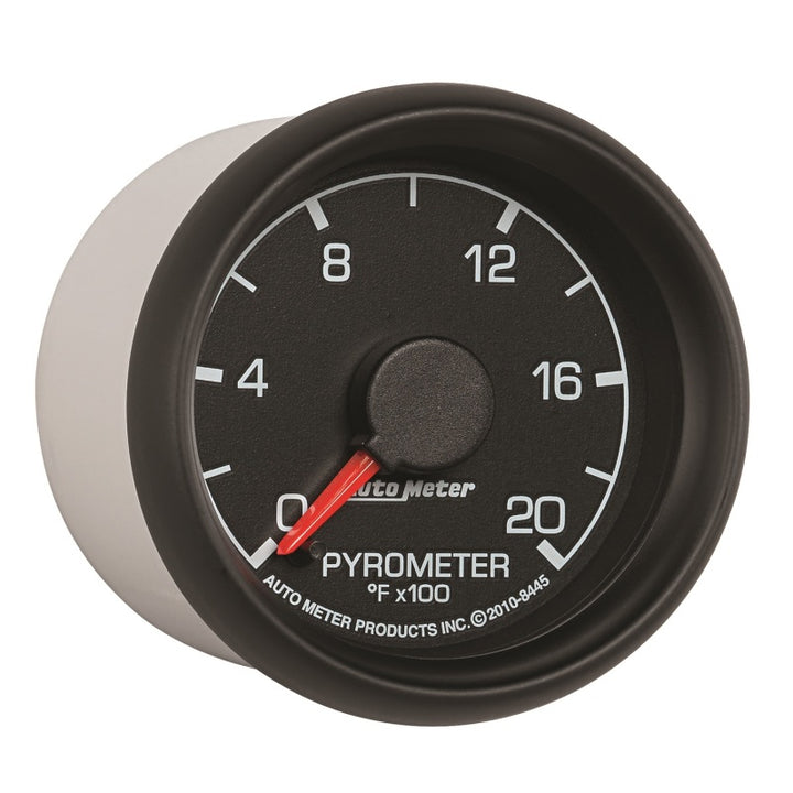 Autometer Factory Match Ford 52.4mm Full Sweep Electronic 0-2000 Deg F EGT/Pyrometer Gauge - Bull Strap
