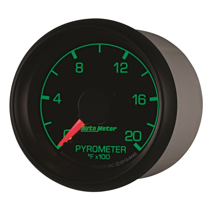 Autometer Factory Match Ford 52.4mm Full Sweep Electronic 0-2000 Deg F EGT/Pyrometer Gauge - Bull Strap
