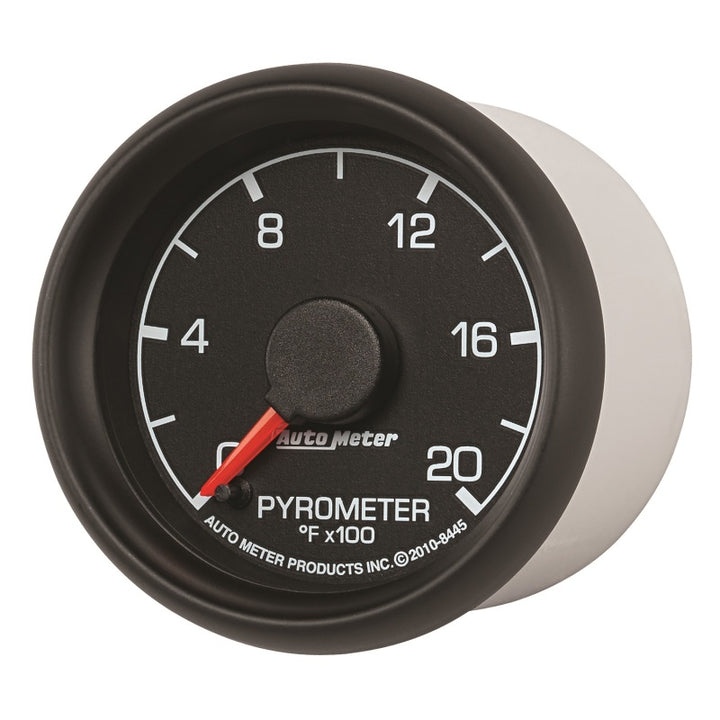 Autometer Factory Match Ford 52.4mm Full Sweep Electronic 0-2000 Deg F EGT/Pyrometer Gauge - Bull Strap