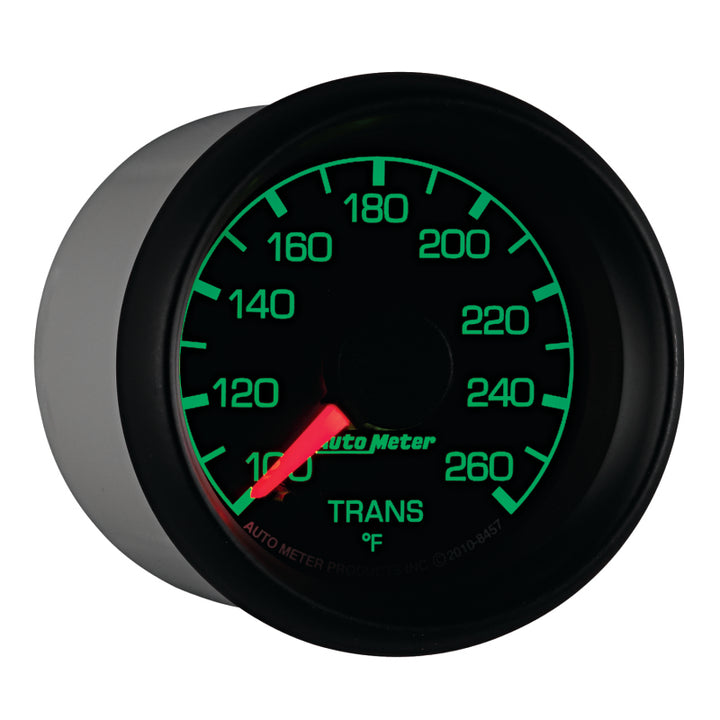 Autometer Factory Match Ford 52.4mm Full Sweep Electronic 100-260 Deg F Transmission Temp Gauge - Bull Strap