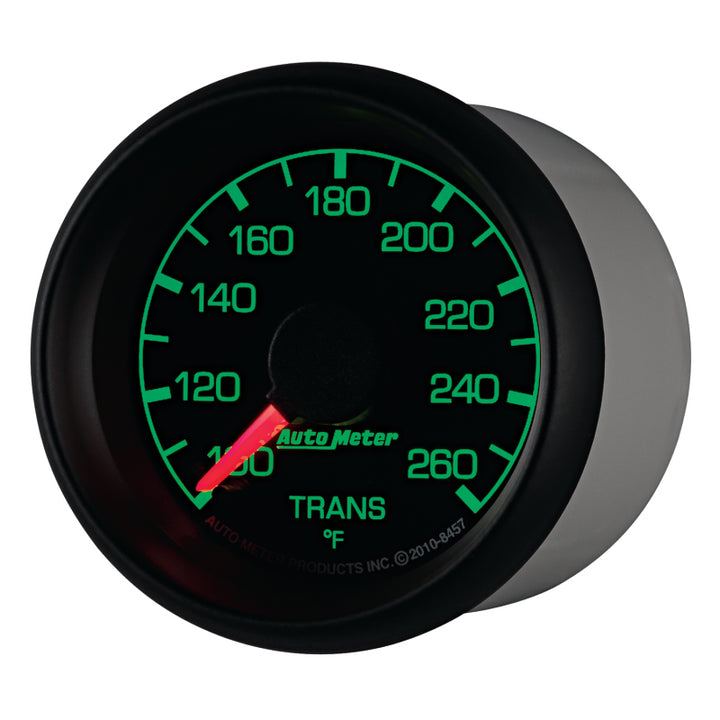 Autometer Factory Match Ford 52.4mm Full Sweep Electronic 100-260 Deg F Transmission Temp Gauge - Bull Strap