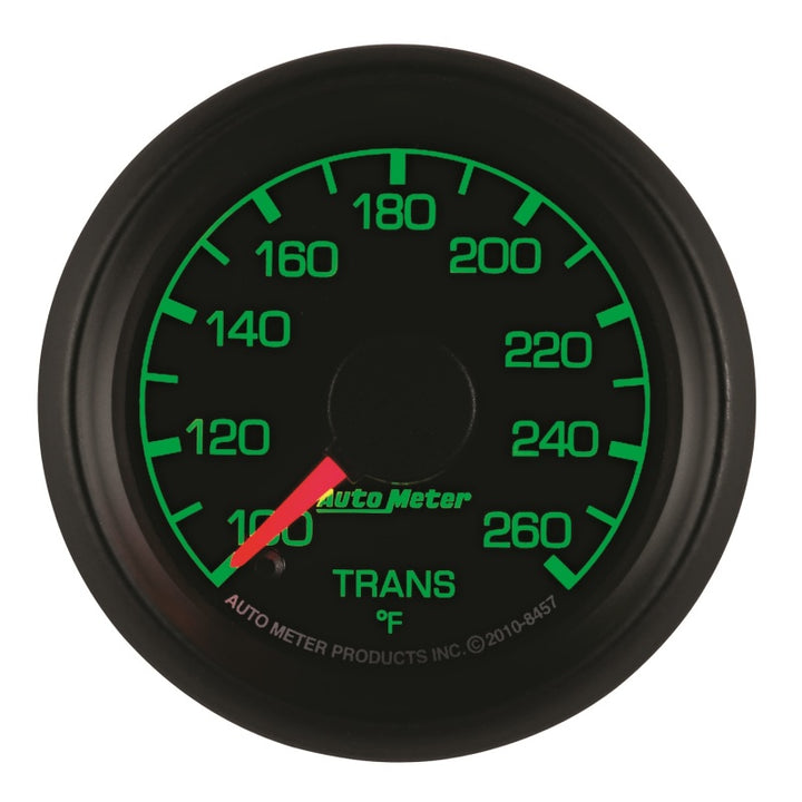Autometer Factory Match Ford 52.4mm Full Sweep Electronic 100-260 Deg F Transmission Temp Gauge - Bull Strap