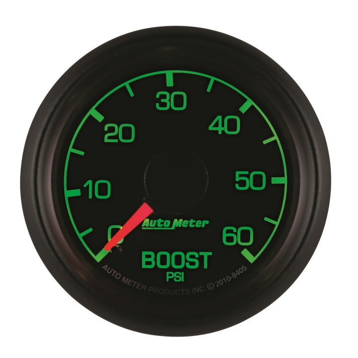 Autometer Factory Match Ford 52.4mm Mechanical 0-60 PSI Boost Gauge - Bull Strap