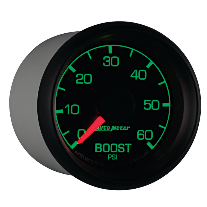 Autometer Factory Match Ford 52.4mm Mechanical 0-60 PSI Boost Gauge - Bull Strap