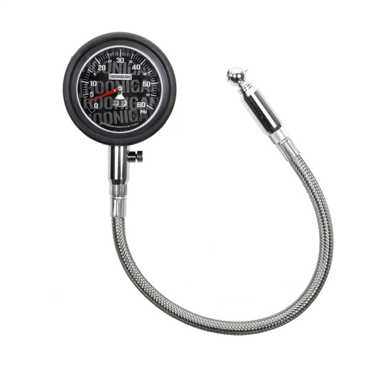 Autometer Hoonigan 0-60PSI Tire Pressure Analog Gauge - Bull Strap