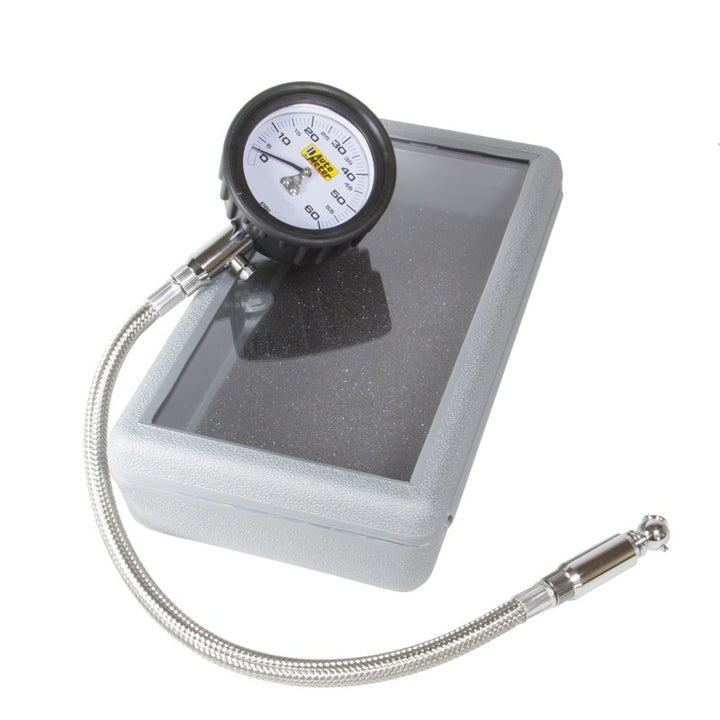 Autometer NASCAR Performance 60PSI Lo-Pressure Tire Pressure Gauge - Bull Strap