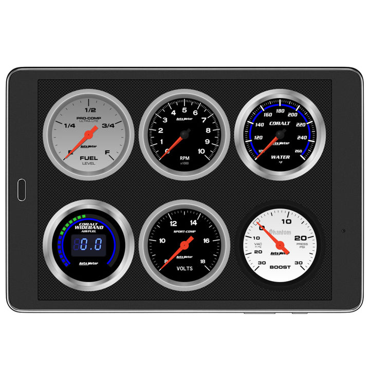 Autometer OBD-II Wireless Data Module Bluetooth DashLink for Apple IOS & Andriod Devices - Bull Strap