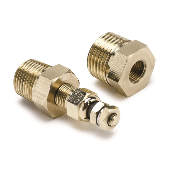 Autometer Replacement Senders for Short Sweep Electric Temperature Gauge Sender (250/300/340 Deg) - Bull Strap