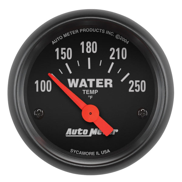Autometer Z-Series 52mm 100-250 Degrees F. SSE Water Temp Gauge - Bull Strap