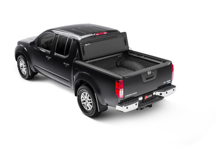 BAK 05-20 Nissan Frontier 5ft Bed BAKFlip MX4 Matte Finish - Bull Strap