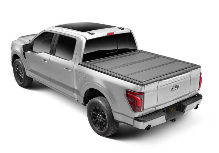 BAK 05-20 Nissan Frontier 5ft Bed BAKFlip MX4 Matte Finish - Bull Strap