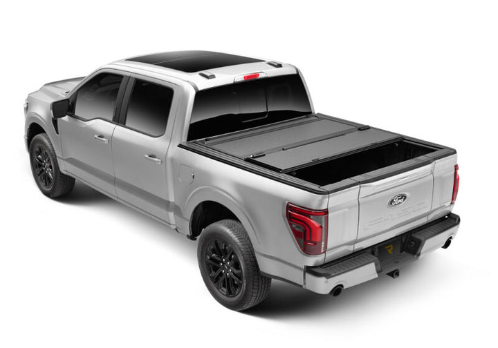 BAK 05-20 Nissan Frontier 5ft Bed BAKFlip MX4 Matte Finish - Bull Strap