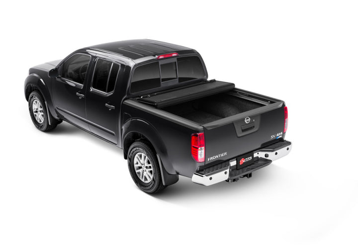 BAK 05-20 Nissan Frontier 5ft Bed BAKFlip MX4 Matte Finish - Bull Strap